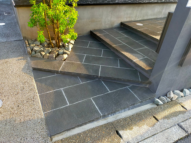 階段アプローチ